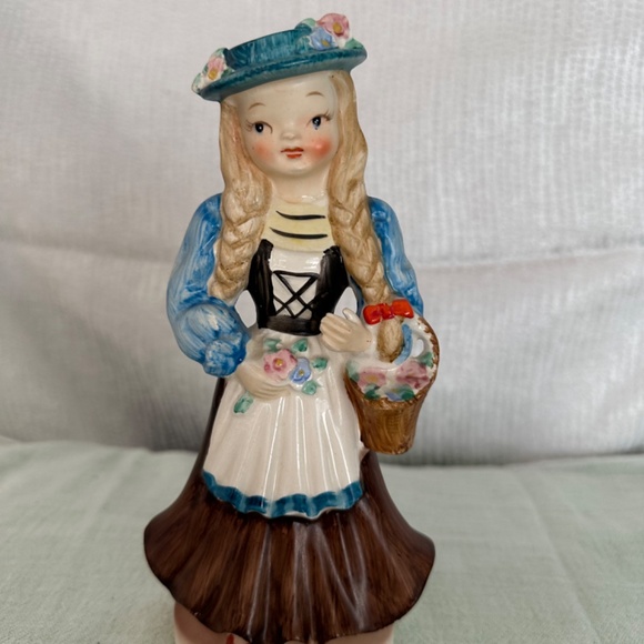 Vintage German Porcelain girl Figurine - Picture 2 of 6